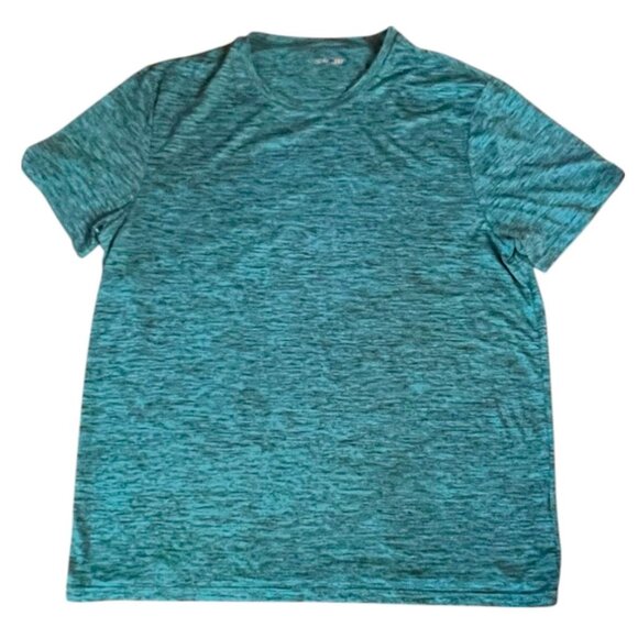 Men's Teal and Black Coolkeep Polyester/Spandex Short Sleeve Jersey, Size XL - Picture 4 of 8